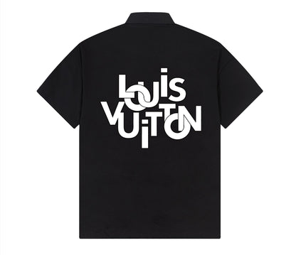 Camisa con Botones Louis Vuitton en Negro