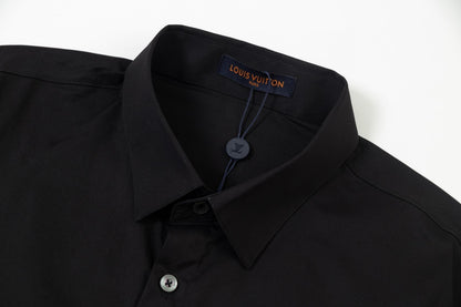 Camisa con Botones Louis Vuitton en Negro